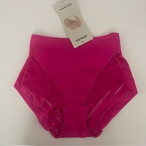 NWT Leonisa Compression Underwear Thong Lace Pink